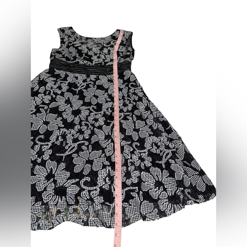 Anthropologie Ett:Twa Sommer Floral Fit & Flare Midi Dress (Size 12) - Picture 5 of 8